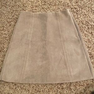 BABATON (Aritiza) size 0 grey suede skirt